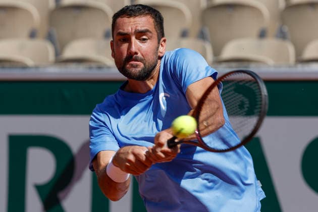 May 26, 2026, Paris, Paris, France: Marin CILIC (CRO) in action during the tennis Grand Slam of Roland Garros 2026, at Roland Garros Stadium - on May 26 2026 .Paris - France Paris France - ZUMAb253 20260526_zsp_b253_343 Copyright: xLoicxBaratouxx