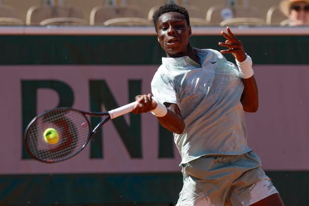 May 26, 2026, Paris, Paris, France: Moise KOUAME (FRA) in action during the tennis Grand Slam of Roland Garros 2026, at Roland Garros Stadium - on May 26 2026 .Paris - France Paris France - ZUMAb253 20260526_zsp_b253_351 Copyright: xLoicxBaratouxx