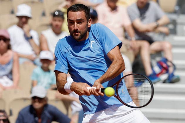 May 26, 2026, Paris, Paris, France: Marin CILIC (CRO) in action during the tennis Grand Slam of Roland Garros 2026, at Roland Garros Stadium - on May 26 2026 .Paris - France Paris France - ZUMAb253 20260526_zsp_b253_350 Copyright: xLoicxBaratouxx
