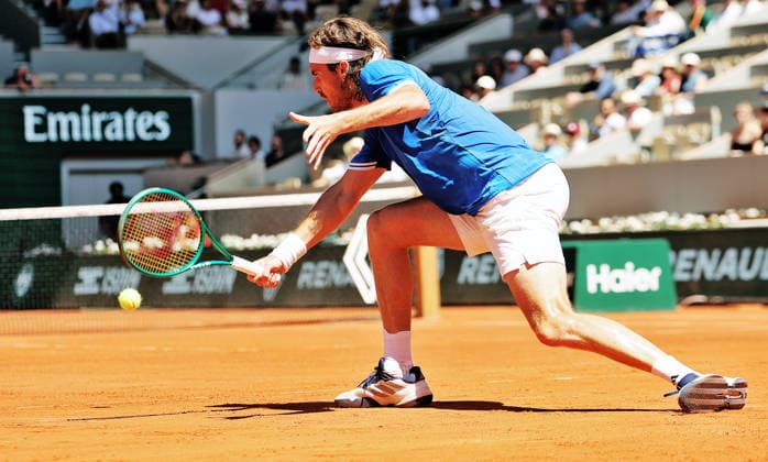 TENNIS - French Open 2026 PARIS,FRANCE,26.MAY.26 - TENNIS - ATP, Tennis Herren World Tour, French Open, Roland Garros, Grand Slam. Image shows Stefanos Tsitsipas (GRE).  GEPAxpictures xMatthiasxHauer