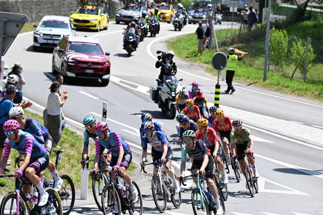 26-05-2026 Giro D italia; Tappa 16 Bellinzona - Cari; 2026, Unibet - Rose Rockets; Biasca; 