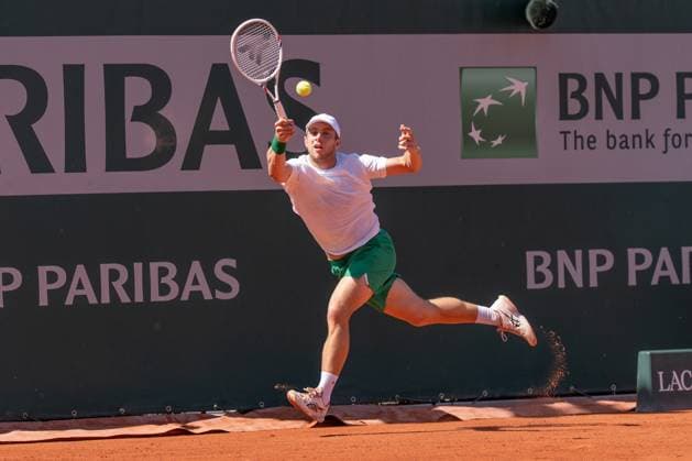 2026-05-26 2026 French Open - Day Three PARIS, FRANCE - MAY 26: Tallon Griekspoor of the Netherlands during Day Three of the 2026 French Open at Roland Garros on May 26, 2026 in Paris, France. (Photo by Marleen Fouchier BSR Agency) Paris France Content not available for redistribution in The Netherlands directly or indirectly through any third parties. Copyright: xBSRxAgencyx