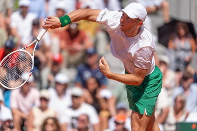 2026-05-26 2026 French Open - Day Three PARIS, FRANCE - MAY 26: Tallon Griekspoor of the Netherlands during Day Three of the 2026 French Open at Roland Garros on May 26, 2026 in Paris, France. (Photo by Marleen Fouchier BSR Agency) Paris France Content not available for redistribution in The Netherlands directly or indirectly through any third parties. Copyright: xBSRxAgencyx