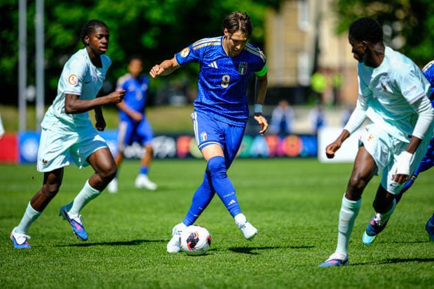Football, U17 European Championship, Italy - France