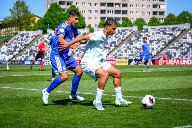 UEFA Under-17 European Championship, EM, Europameisterschaft Estonia 2026 Mael Gernigon in action during the UEFA Under-17 European Championship Group-A match between Italy U-17 vs France U-17 national teams, Tallinn Estonia 26.05.2026 Tallinn A Le Coq Arena Estonia Copyright: xMaurixLevandix