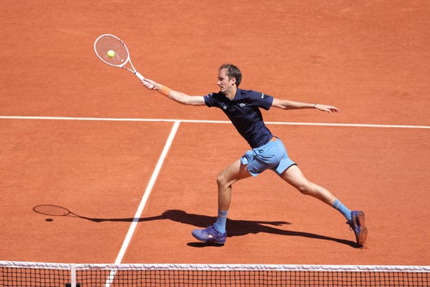 Daniil Medvedev, RUS, during first round of 2026 French Open at Roland Garros, Paris, 26 05 2026