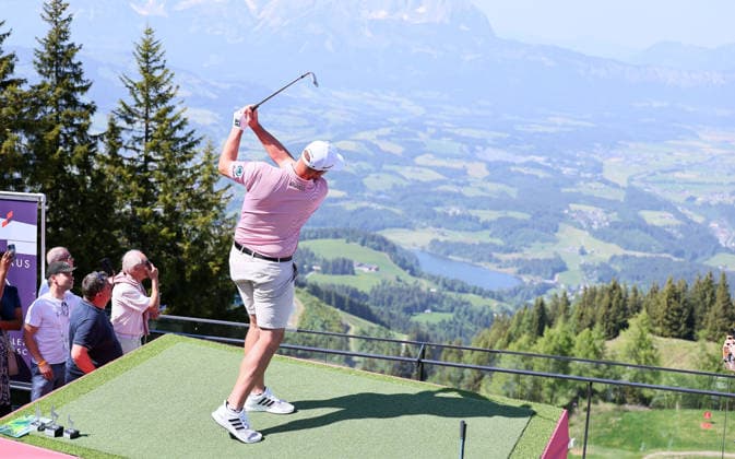 GOLF - Austrian Alpine Open KITZBUEHEL,AUSTRIA,26.MAY.26 - GOLF - DP World Tour, Austrian Alpine Open, GC Kitzbuehel-Schwarzsee-Reith, preview. Image shows Sepp Straka  GEPAxpictures xAmirxBeganovic