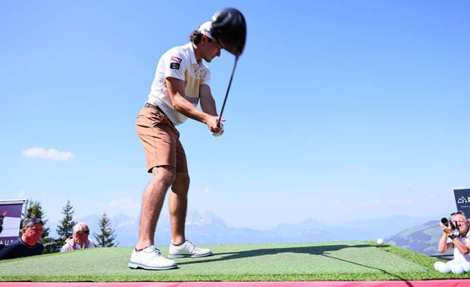 GOLF - Austrian Alpine Open KITZBUEHEL,AUSTRIA,26.MAY.26 - GOLF - DP World Tour, Austrian Alpine Open, GC Kitzbuehel-Schwarzsee-Reith, preview. Image shows Maximilian Steinlechner  GEPAxpictures xAmirxBeganovic
