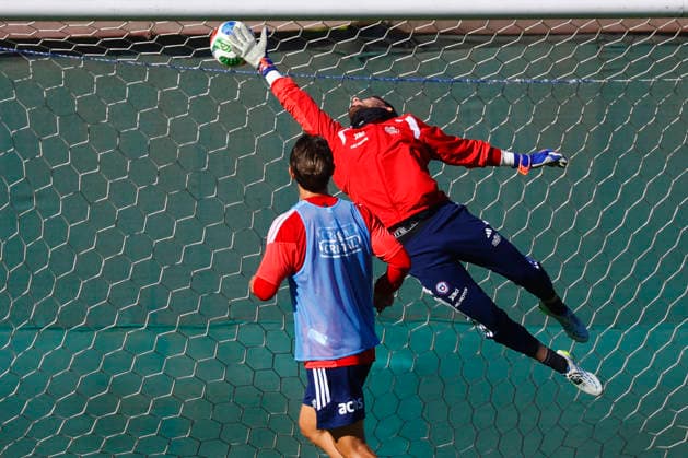 Futbol, Entrenamiento seleccion chilena. Entrenamiento de la seleccion chilena previo a los partidos amistosos contra Portugal y Republica Democratica del Congo. Complejo Deportivo Juan Pinto Duran Santiago, Chile. 26 05 2026 Dragomir Yankovic Photosport Football, Trainning session team Chile. Training of the Chilean team prior to the friendly matches against Portugal and the Democratic Republic of the Congo. Complejo Deportivo Juan Pinto Duran, Santiago, Chile. 26 05 2026 Dragomir Yankovic Photosport Entrenamiento seleccion chilena 26 05 2026 