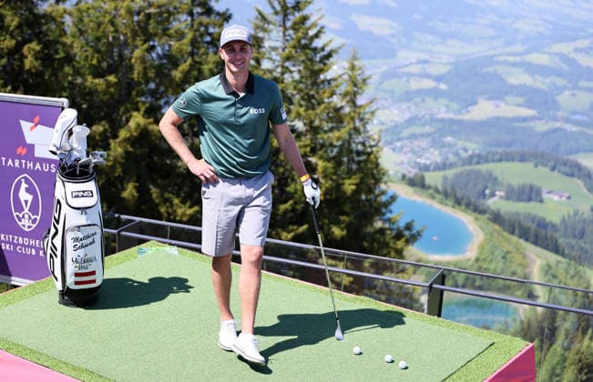 GOLF - Austrian Alpine Open KITZBUEHEL,AUSTRIA,26.MAY.26 - GOLF - DP World Tour, Austrian Alpine Open, GC Kitzbuehel-Schwarzsee-Reith, preview. Image shows Matthias Schwab  GEPAxpictures xAmirxBeganovic