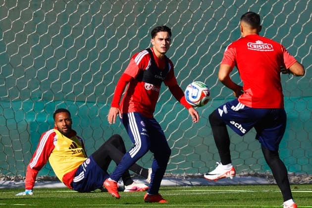 Futbol, Entrenamiento seleccion chilena. Entrenamiento de la seleccion chilena previo a los partidos amistosos contra Portugal y Republica Democratica del Congo. Complejo Deportivo Juan Pinto Duran Santiago, Chile. 26 05 2026 Dragomir Yankovic Photosport Football, Trainning session team Chile. Training of the Chilean team prior to the friendly matches against Portugal and the Democratic Republic of the Congo. Complejo Deportivo Juan Pinto Duran, Santiago, Chile. 26 05 2026 Dragomir Yankovic Photosport Entrenamiento seleccion chilena 26 05 2026 