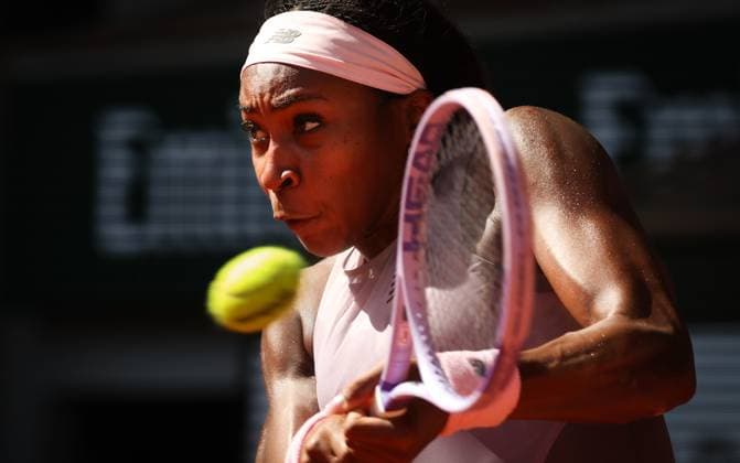 US Cori Dionne Coco Gauff pictured in action during the Roland Garros French Open tennis tournament, in Paris, France, Tuesday 26 May 2026. This year s tournament takes place from 18 May to 07 June. VIRGINIExLEFOUR  x175106149x