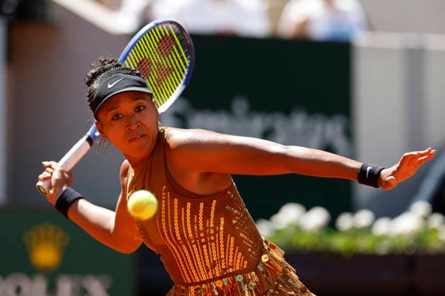 May 26, 2026, Paris, France: NAOMI OSAKA (JPN) In action against L. Siegemund (GER) during the WTA, Tennis Damen French Open 2026, at Roland Garros Stadium in Paris, France. Osak won 6:3, 7:6. Paris France - ZUMAb253 20260526_zsp_b253_414 Copyright: xLoicxBaratouxx