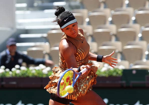 May 26, 2026, Paris, Ile De France, France: NAOMI OSAKA of Japan during the match against L. Siegemund of Germany in the first round of tennis tournament Roland Garros, Paris, France. Tennis, Roland Garros 2026 - Naomi Osaka  - ZUMAc278 20260526_zsp_c278_040 Copyright: xMarcinxCholewinskix
