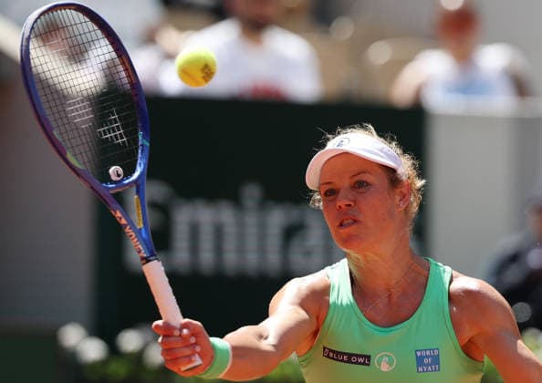 May 26, 2026, Paris, Ile De France, France: LAURA SIEGEMUND of Germany during the match against N. Osaka of Japan in the first round of tennis tournament Roland Garros, Paris, France. Tennis, Roland Garros 2026 - Laura Siegemund  - ZUMAc278 20260526_zsp_c278_052 Copyright: xMarcinxCholewinskix
