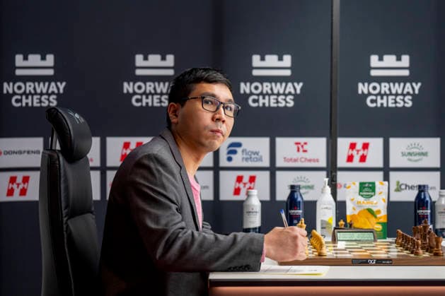 Norway Chess 2026 Oslo, Norway 20260526 Wesley So from the USA during the Norway Chess 2026 chess tournament at Deichman Bjorvika in Oslo Photo Fredrik Varfjell NTB Oslo Norway EDITORIAL USE ONLY RESTRICTED USE FOR BETTING COMPANIES  Copyright: xFredrikxVarfjellx xNTBx