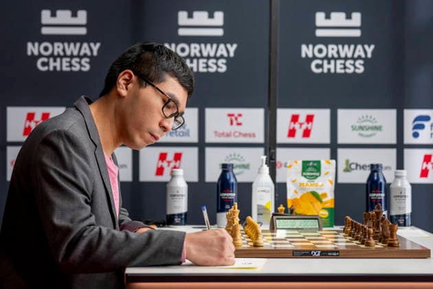 Norway Chess 2026 Oslo, Norway 20260526 Wesley So from the USA during the Norway Chess 2026 chess tournament at Deichman Bjorvika in Oslo Photo Fredrik Varfjell NTB Oslo Norway EDITORIAL USE ONLY RESTRICTED USE FOR BETTING COMPANIES  Copyright: xFredrikxVarfjellx xNTBx