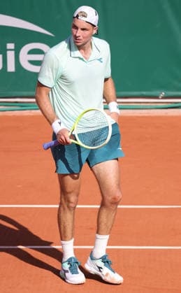 Jan Lennard Struff, GER, during first round of 2026 French Open at Roland Garros, Paris, 26 05 2026