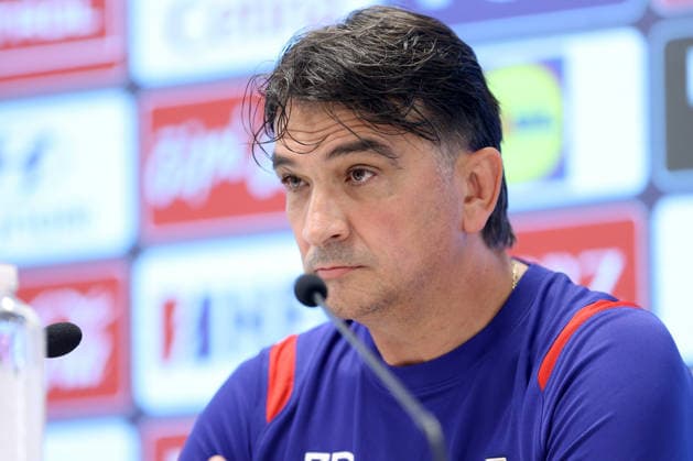 press conference, PK, Pressekonferenz of Zlatko Dalic Head coach Zlatko Dalic speaks during a Croatia national football team press conference at the Rujevica Stadium in Rijeka, Croatia, on May 26, 2026, ahead of friendly matches against Belgium and Slovenia as part of the team s pre-World Cup training.  NelxPavletic PIXSELL