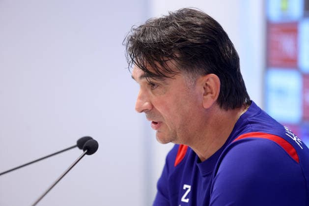press conference, PK, Pressekonferenz of Zlatko Dalic Head coach Zlatko Dalic speaks during a Croatia national football team press conference at the Rujevica Stadium in Rijeka, Croatia, on May 26, 2026, ahead of friendly matches against Belgium and Slovenia as part of the team s pre-World Cup training.  NelxPavletic PIXSELL