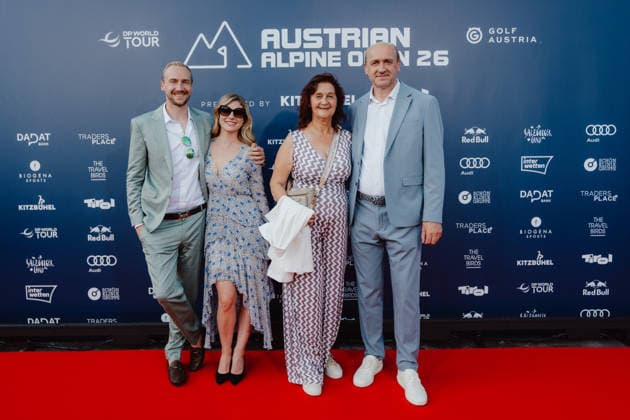 GOLF - Austrian Alpine Open KITZBUEHEL,AUSTRIA,26.MAY.26 - GOLF - DP World Tour, Austrian Alpine Open, GC Kitzbuehel-Schwarzsee-Reith, preview. Image shows participants.  GEPAxpictures xAlexanderxSolc