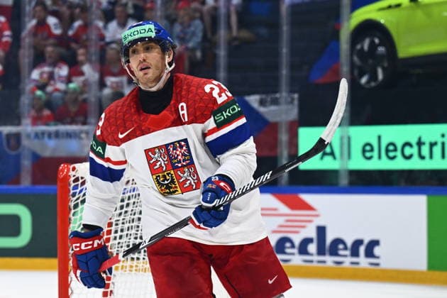 Lukas Sedlak of Czech Republic during the IIHF World Championship, WM, Weltmeisterschaft Group B match Czech Republic vs Canada on May 26, 2026, Fribourg, Switzerland. (CTKxPhoto RadekxPetrasek) CTKPhotoP2026052608765  CTKPhotoP2026052608765