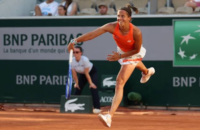 Belgian Hanne Vandewinkel pictured in action during a first round match in the women s singles between Belgian Vandewinkel and American Keys at the Roland Garros French Open tennis tournament, in Paris, France, Tuesday 26 May 2026. This year s tournament takes place from 18 May to 07 June. VIRGINIExLEFOUR  x175115488x