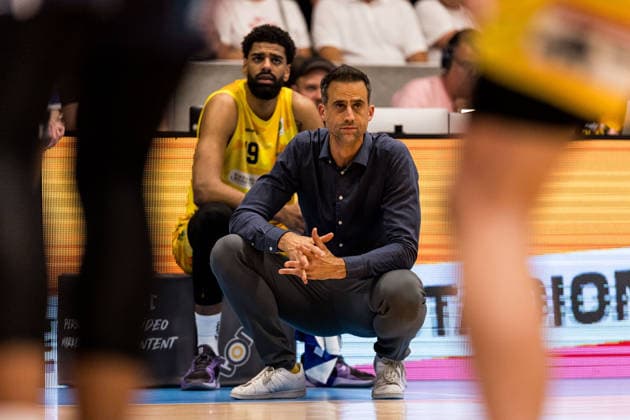 Barmer 2 Basketball Bundesliga ProA Playoffs Semifinal Game 3, Phoenix Hagen Eisbären Bremerhaven 26 05 2026 Chris Harris Head Coach Phoenix Hagen BARMER 2 Basketball Bundesliga ProA Playoffs Semifinal Game 3, Phoenix Hagen Eisbären Bremerhaven Hagen, Ischelandhalle on 26 05 2026 Copyright: xBEAUTIFULxSPORTS Wunderlx
