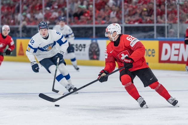 26 05 2026, Zurich, Swiss Life Arena, Ice Hockey World Championships Switzerland Finland, 62 Denis Malgin Switzerland Zurich Swiss Life Arena Zurich Switzerland Copyright: xJustPictures.ch StefanxEmchx jp-de-StEm-DSC0020620260526