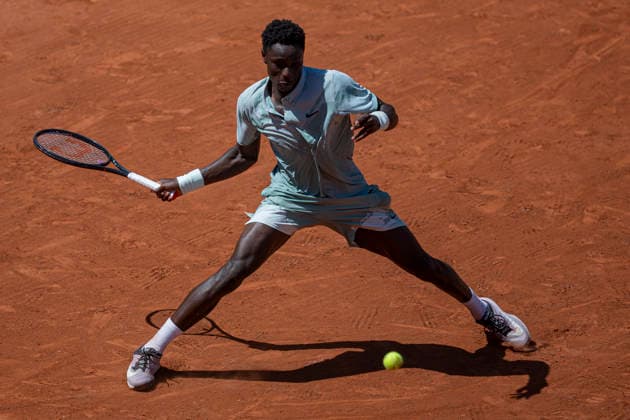 2026 French Open - Day Three Moise Kouame returns the ball against Marin Cilic during the Roland Garros Grand Slam Tournament on Day 03 in Paris, France, on May 26, 2026. Paris France  Copyright: xRobertxSzaniszlox originalFilename:szaniszlo-notitle260526_np3lQ.jpg