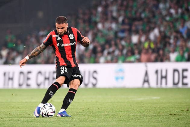 AS Saint Etienne v OGC Nice - Ligue 1 McDonald s 2025 2026 - Relegation Promotion Playoffs 92 Jonathan CLAUSS (ogcn) during the Ligue 1 Relegation Promotion match between Saint Etienne and Nice at Stade Geoffroy-Guichard on May 26, 2026 in Saint-Etienne, France. Saint-Etienne France  Copyright: xFEPx 776502188