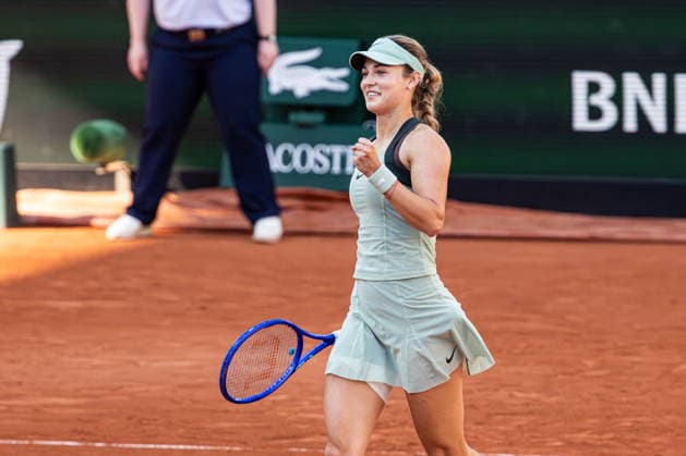 2026.05.26 Paryz Tenis French Open Roland Garros 2026 Anna Kalinskaya - Lois Boisson N z Anna Kalinskaya Foto Pawel Andrachiewicz PressFocus 2026.05.26 Paris Tennis - French Open Roland Garros 2026 Anna Kalinskaya - Lois Boisson Anna Kalinskaya Credit: Pawel Andrachiewicz PressFocus NEWSPIX.PL --- newspix.pl 
