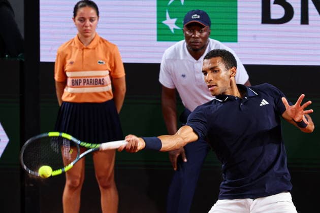 2026.05.26 Paryz Tenis French Open Roland Garros 2026 Felix Auger-Aliassime - Daniel Altmaier N z Felix Auger-Aliassime Foto Pawel Andrachiewicz PressFocus 2026.05.26 Paris Tennis - French Open Roland Garros 2026 Felix Auger-Aliassime - Daniel Altmaier Felix Auger-Aliassime Credit: Pawel Andrachiewicz PressFocus NEWSPIX.PL --- newspix.pl 