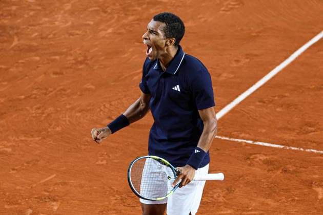 2026.05.26 Paryz Tenis French Open Roland Garros 2026 Felix Auger-Aliassime - Daniel Altmaier N z Felix Auger-Aliassime Foto Pawel Andrachiewicz PressFocus 2026.05.26 Paris Tennis - French Open Roland Garros 2026 Felix Auger-Aliassime - Daniel Altmaier Felix Auger-Aliassime Credit: Pawel Andrachiewicz PressFocus NEWSPIX.PL --- newspix.pl 