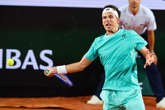 2026.05.26 Paryz Tenis French Open Roland Garros 2026 Felix Auger-Aliassime - Daniel Altmaier N z Daniel Altmaier Foto Pawel Andrachiewicz PressFocus 2026.05.26 Paris Tennis - French Open Roland Garros 2026 Felix Auger-Aliassime - Daniel Altmaier Daniel Altmaier Credit: Pawel Andrachiewicz PressFocus NEWSPIX.PL --- newspix.pl 