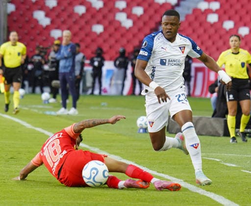 FBL LIBERTADORES LIGA VS ALWAYS READY Quito May 26, 2026 Liga Deportiva Universitaria receives Always Ready for one more date of the Copa Libertadores at the Gonzalo Pozo Ripalda stadium API DANIEL MOLINEROS Quito Pichincha Ecuador Copyright: xDanielxMolinerosx