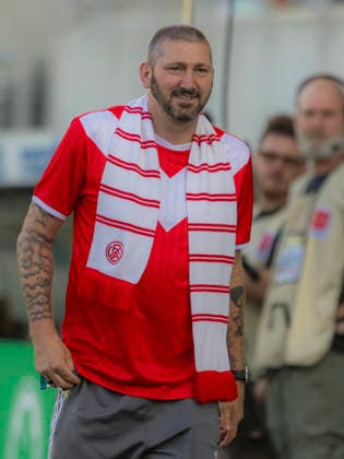 Fürth, Germany 26 May 2026 Relegation 2 BL 2025 2026 Second leg SpVgg Greuther Fürth vs Rot Weiss Essen In the picture Sascha Mölders on his way to the interview DFL regulations prohibit any use of photographs as image sequences and or quasi video Sportpark Ronhof Bayern Copyright: xFotostandx xSchäferx