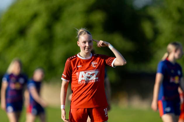 Regionalliga Nordost Frauen 1 FFV Erfurt vs RB Leipzig II Erfurt 26 05 2026 Jubel, Maja Felicitas Bauerschmidt 10 1 FFV Erfurt Regionalliga Nordost Frauen 1 FFV Erfurt vs RB Leipzig II Sportforum Johannesplatz Erfurt 26 05 2026 Copyright: xBEAUTIFULxSPORTS Duehringx