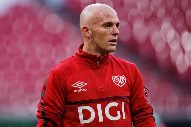 Isi Isinho Palazon seen during the Rayo Vallecano de Madrid Official Training Session before UEFA Conference League 2026 final (Maciej Rogowski Ball Raw Images) Leipzig Red Bull Arena Germany Copyright: xMaciejxRogowskix maciejrogowski_26_05_2026_small-74