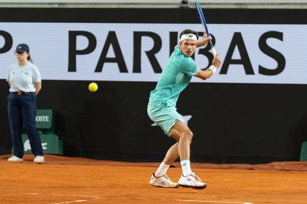 2026-05-26 2026 French Open - Day Three PARIS, FRANCE - MAY 26: Daniel Altmaier of Germany during Day Three of the 2026 French Open at Roland Garros on May 26, 2026 in Paris, France. (Photo by Marleen Fouchier BSR Agency) Paris France Content not available for redistribution in The Netherlands directly or indirectly through any third parties. Copyright: xBSRxAgencyx