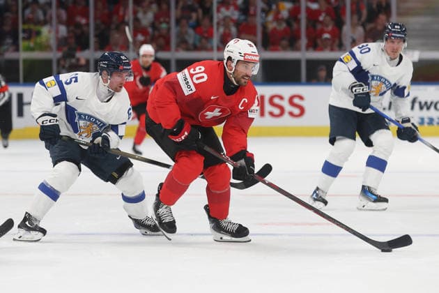 26 05 2026 Swiss Life Arena Zurich , SWITZERLAND, Mens Ice Hockey IIHF World Championship Zurich 2026 Group A SUI FIN Roman Josi SUI