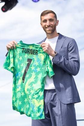 May 26, 2026, New York, Ny, United States: Matt Turner of the United States national team, Nationalteam during an event to announce the squad for the 2026 World Cup at Pier 17 in New York, United States, on Tuesday, May 26. New York United States - ZUMAv122 20260526_aap_v122_003 Copyright: xWilliamxVolcovx