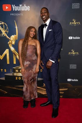 47th Annual Sports Emmy Awards 26 May 2026 - New York, New York - Amy Luciani and Dwight Howard attend the 47th Annual Sports Emmy Awards held at Jazz at Lincoln Center. Photo Credit: Christopher Smith AdMedia New York New York United States EDITORIAL USE ONLY  Copyright: xx ChristopherxSmithx admphotostwo992196