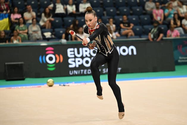 IPA85103426 - ZUJKO Dusica (SRB) during European Championships in Rhythmic gymnastics, Rhythmische Sportgymnastik, RSG Gymnastics in Varna, Bulgaria, May 27 2026  Copyright: xFilippoxTomasi IPAxSportx xx 85103426