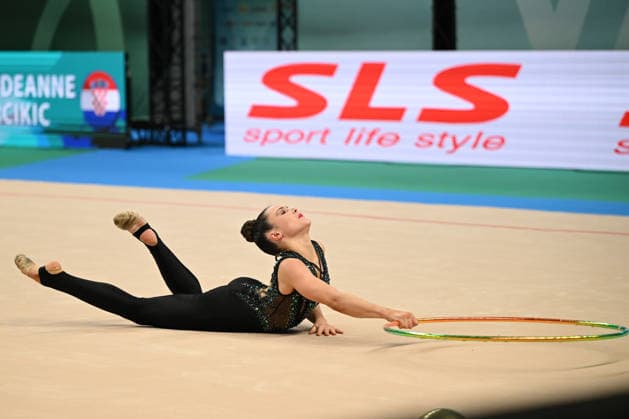 IPA85103418 - MARCIKIC Noemi Deanne (CRO) during European Championships in Rhythmic gymnastics, Rhythmische Sportgymnastik, RSG Gymnastics in Varna, Bulgaria, May 27 2026  Copyright: xFilippoxTomasi IPAxSportx xx 85103418