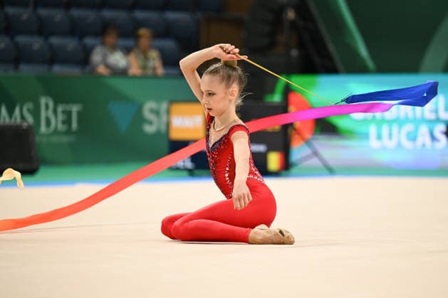 IPA85103422 - LUCAS Gabriela (POR) during European Championships in Rhythmic gymnastics, Rhythmische Sportgymnastik, RSG Gymnastics in Varna, Bulgaria, May 27 2026  Copyright: xFilippoxTomasi IPAxSportx xx 85103422