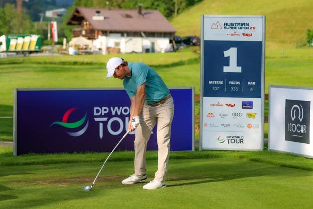 KITZBÜHEL, AUSTRIA - 27.05.2026: Eddie PEPPERELL (ENG) of Austrian Alpine Open 2025 at Golfclub Kitzbühel-Schwarzsee-Reith on May 27, 2026 in Austria.