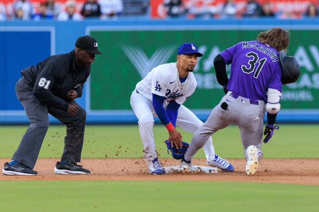Baseball, MLB, Los Angeles Dodgers - Colorado Rockies