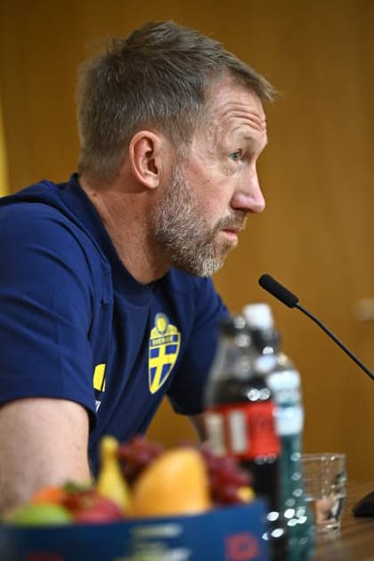 STOCKHOLM, SWEDEN 20260527 Swedens national coach Graham Potter, during a press conference as the national team gathers for the World Cup STOCKHOLM SWEDEN x10060x  Copyright: xHenrikxMontgomery TTx PRESSTRÄFF MED GRAHAM POTTER