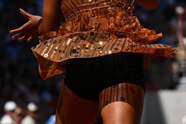 2026 French Open - Naomi Osaka Details Naomi Osaka (JPN) during her first round match at the 2026 Roland-Garros tournament in Paris, FRANCE, on May 26, 2026. Photo by Corinne Dubreuil ABACAPRESS.COM Paris France  Copyright: xDubreuilxCorinne ABACAx
